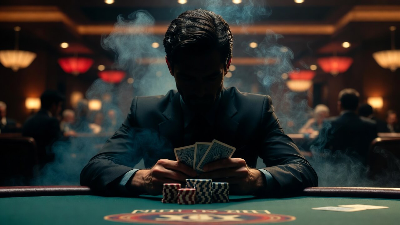 Poker: Strategy and
          Bluffs